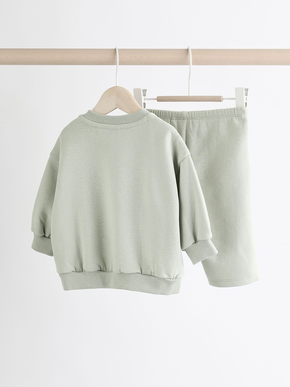 Свитшот и спортивные брюки в комплекте для малышей Next Q96-882, Светло-зеленый