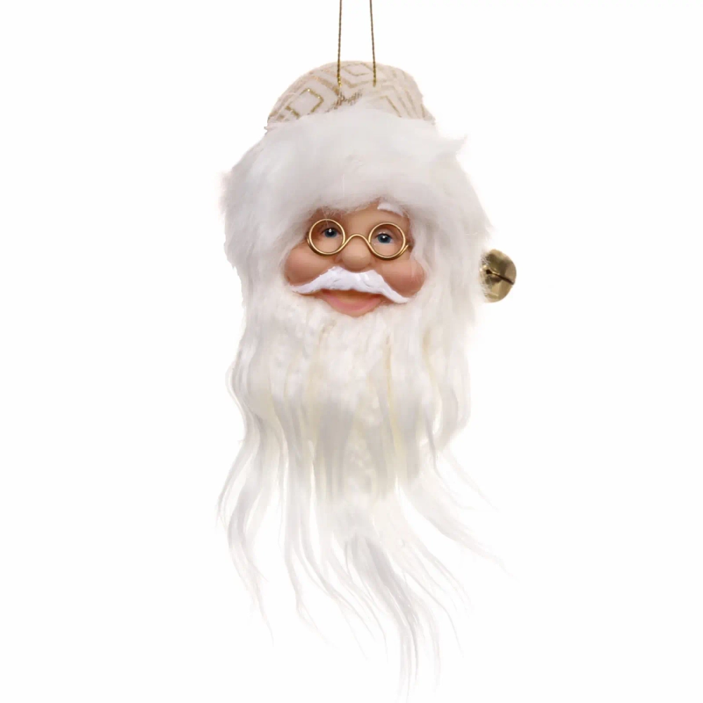 Украшение на бутылку «Дед Мороз» 15 см, золотой колпачок