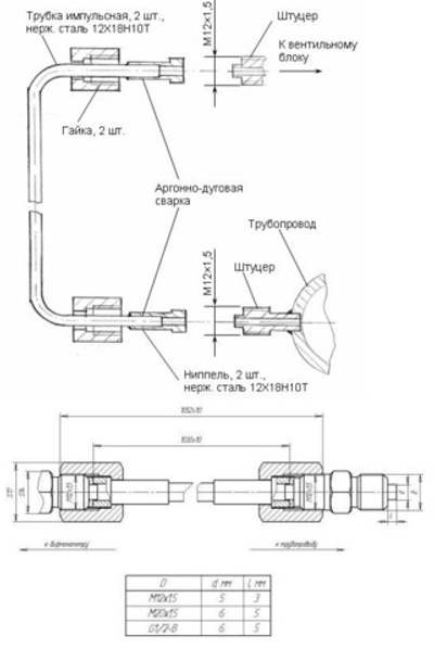 Рукав соединительный (с перех.) РАСКО САФП.302656.006 для ДСП