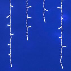 ULD-B3010-200-SWK WHITE IP67 Бахрома светодиодная со статическим свечением. 3м. Соединяемая. 200 светодиодов. Белый свет. Провод белый. TM Uniel.