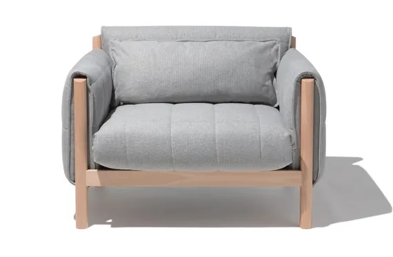 Кресло Hild серое