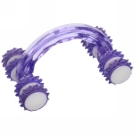 Массажер для тела роликовый «Дуга - Indigo» 13*9*7 см, фиолетовый