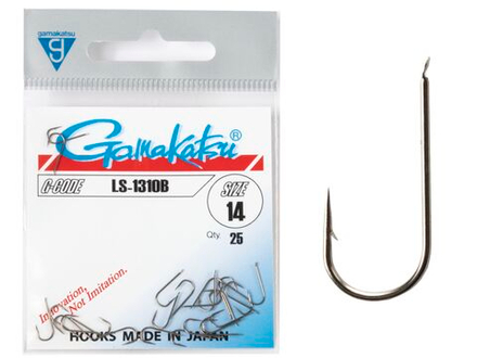 Крючки Gamakatsu LS-1310B HOOKS BRONZE разм. 14 25шт.