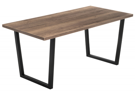 Стол деревянный Woodville Эльпатия 150 дуб велингтон, черный матовый