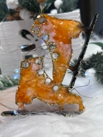 Новогодняя елочная игрушка Коньки