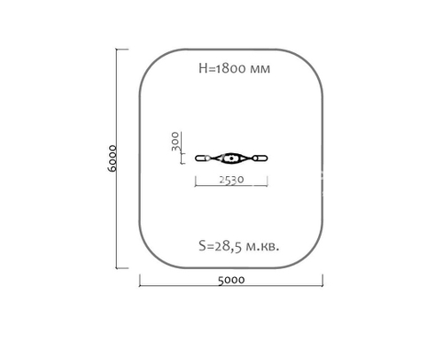 Качели металлические с подвесом 040321
