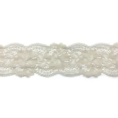 Кружево эластичное бежевое 5 см