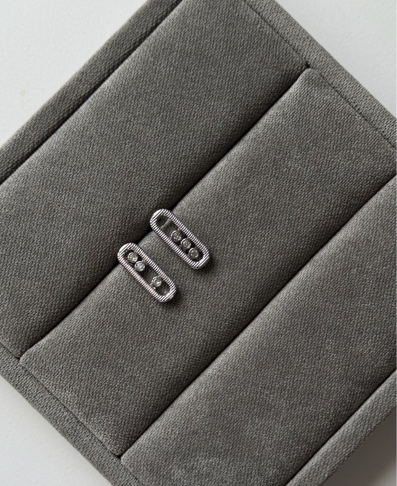 Серьги Spark silver