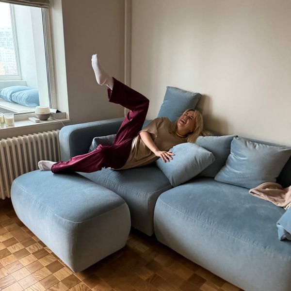 Брюки вельветовые #6 бордовые - фото 7