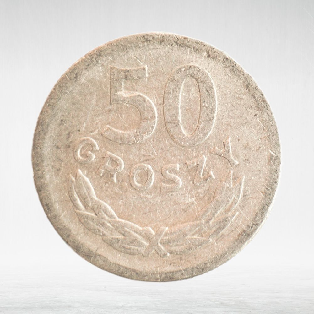 Poland, 50 Groszy, 1949, F
