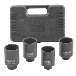 Головки ударные глубокие, набор 4пр., 1/2''(12гр.) FORCEKRAFT FK-4045-9MPB