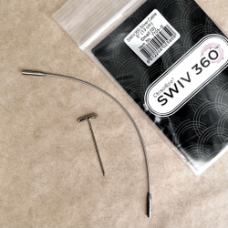 ChiaoGoo, Леска SWIV360, 93 см Small для съемных спиц размера S (готовая длина спиц 120см)