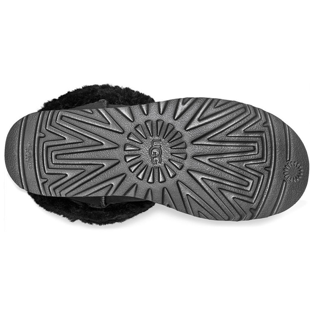 Сапоги UGG Classic Mini Fluff, 1106757-BLK