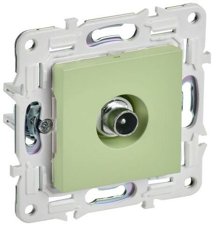 Розетка телевизионная проходная TV SKANDY SK-A17G мятный IEK SK-A10-P-K06