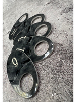 Номерки для гардероба акрил 4х7 см