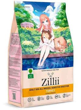 Zillii Sensitive Digestion Dog Сухой корм для взрослых собак всех пород с чувствительным пищеварением Индейка