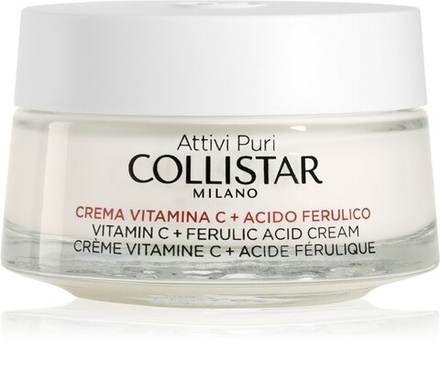 Collistar Attivi Puri Vitamin C + Ferulic Acid Cream - осветляющий крем с витамином С /   50  ml  / GTIN 8015150218702