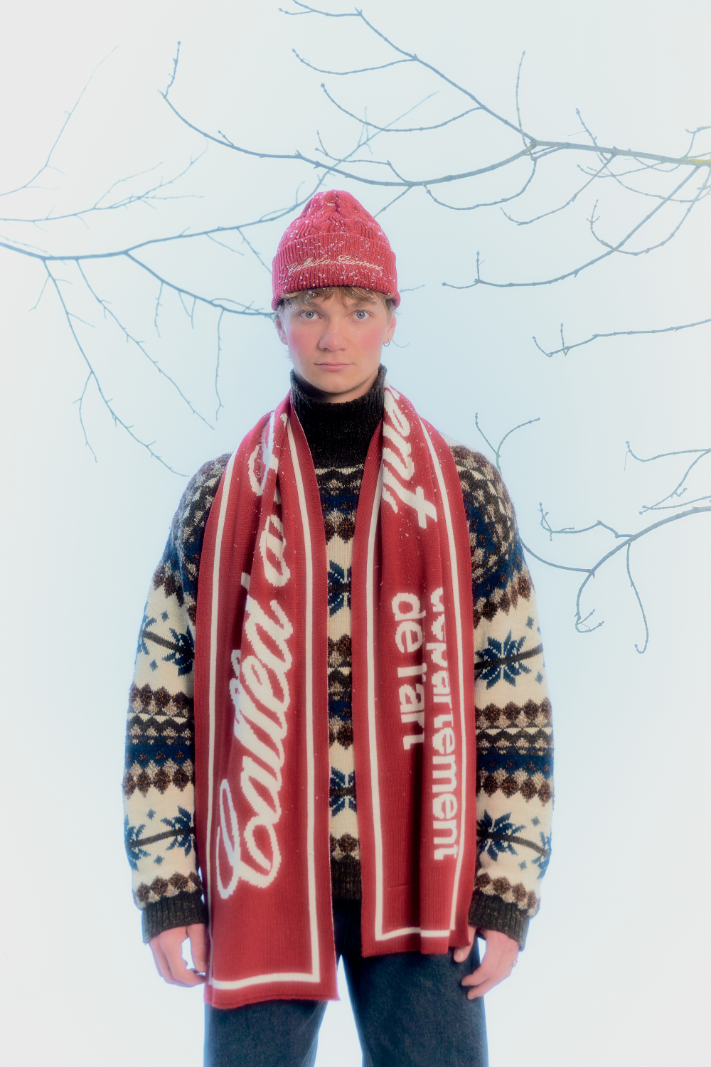 Шарф Called a Garment Art Department "Tomato"