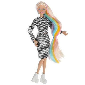 Кукла 29 см София, руки и ноги сгибаются, радужные волосы и акс КАРАПУЗ