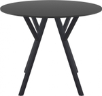 Стол пластиковый Siesta Contract Max Table Ø90, черный