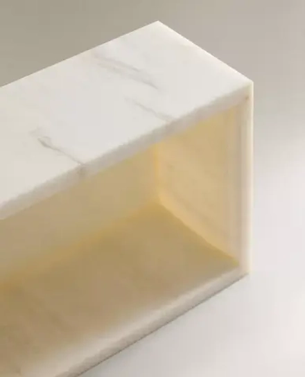 ZARA HOME САЛФЕТНИЦА ИЗ МРАМОРА, БЕЛЫЙ
