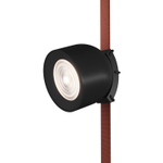 DK5540-BK Поворотный светильник для трека-ремня Belty, серия Spot, со светодиодом, D100*H107мм, 48V DC, 12W, RA90, 38°, 4000K, IP20, черный, алюминий