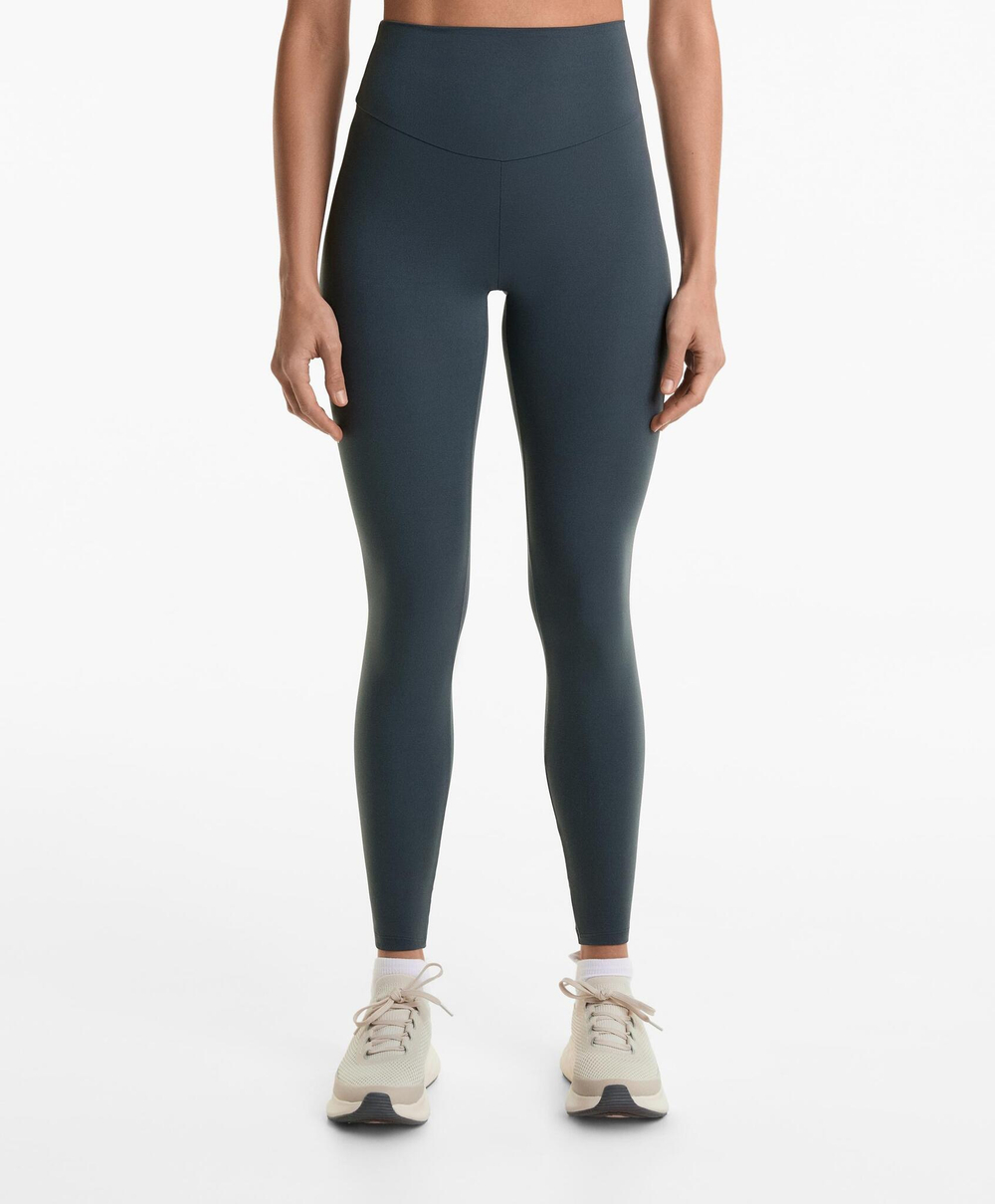 OYSHO Легинсы Comfortlux длиной до щиколотки с высокой посадкой, серо-синий