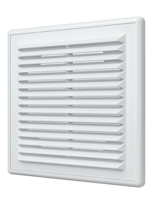 Решетка вен. разъем. с сеткой 150*150 беж. 1515Р