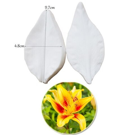 Молд силиконовый вайнер для лепки Лилии / Форма для лепки лепестков