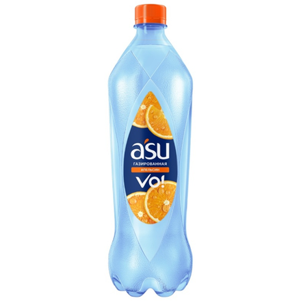 Минеральная вода Asu апельсин газированная 1 л