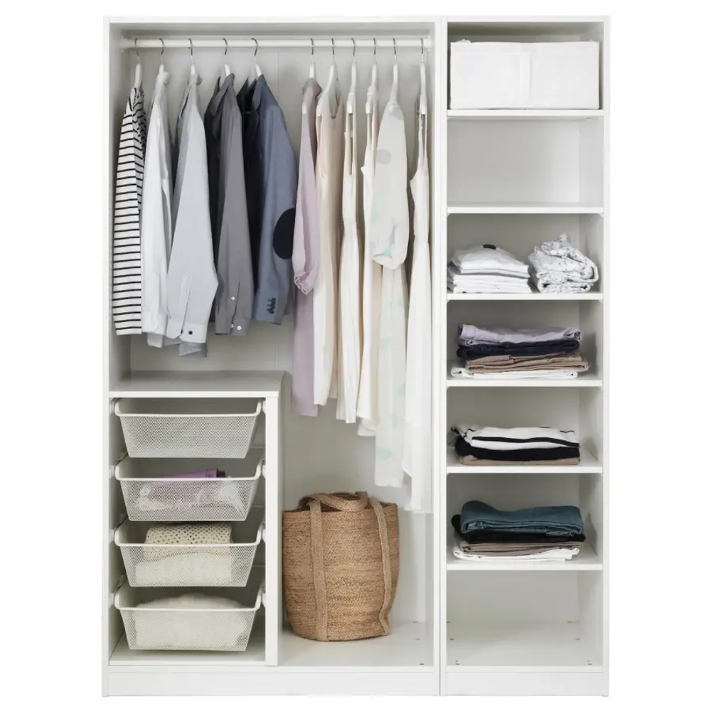 Гардероб - IKEA PAX/BERGSBO/ПАКС/БЕРГСБУ ИКЕА, 150x60x201 см, белый