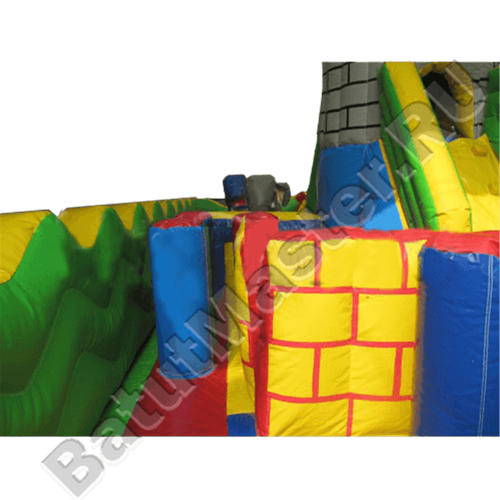 Большой надувной батут "Средневековье" 15*15*5 м