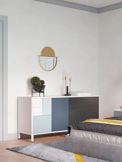 Ковер из хлопка с рисунком Tulip Field из коллекции Terra, 160х230 см