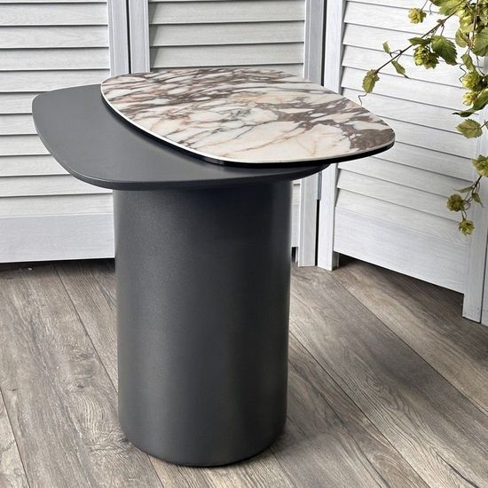 Столик кофейный Nikolas, керамика с прожилками