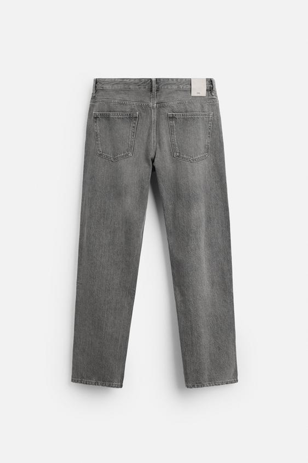 ZARA ДЖИНСЫ REGULAR FIT, СЕРЫЙ
