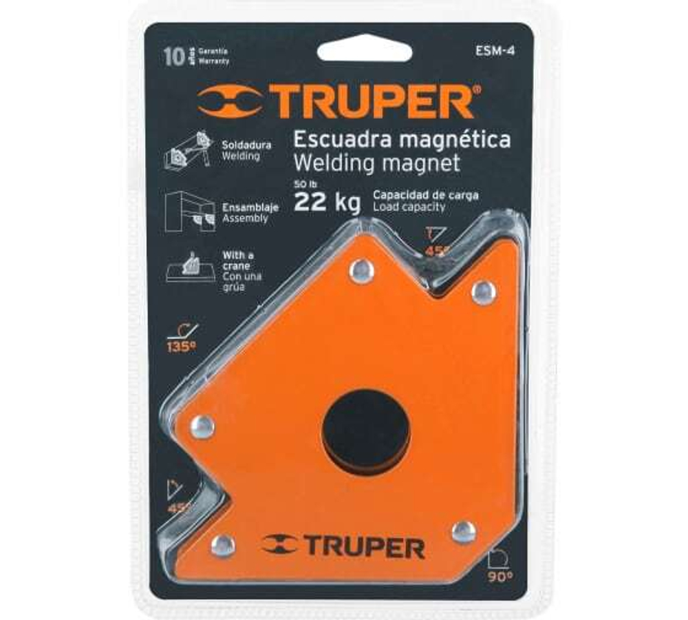УГОЛОК МАГНИТНЫЙ TRUPER Д/ СВАРКИ 23КГ 15407