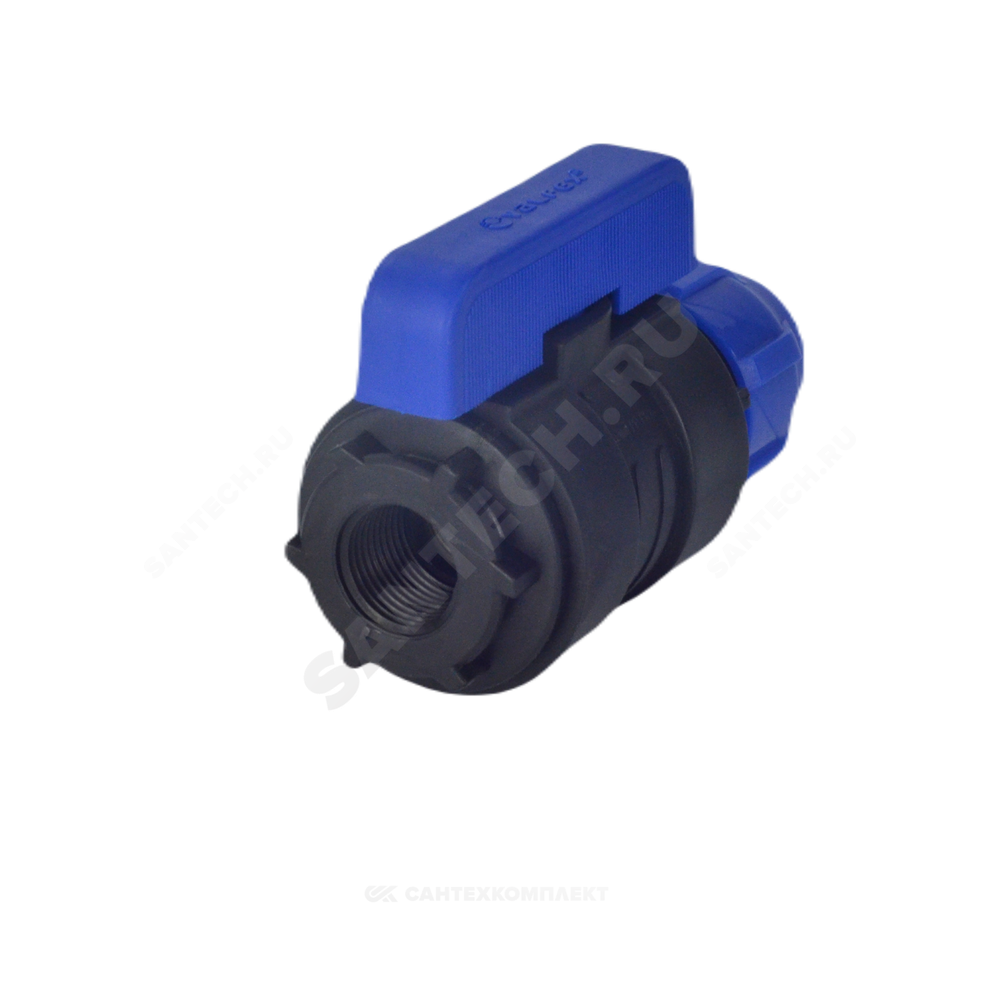 Кран шаровой компрессионный ПЭ Дн 40х1" ВР Ру16 VALFEX 1210012540100