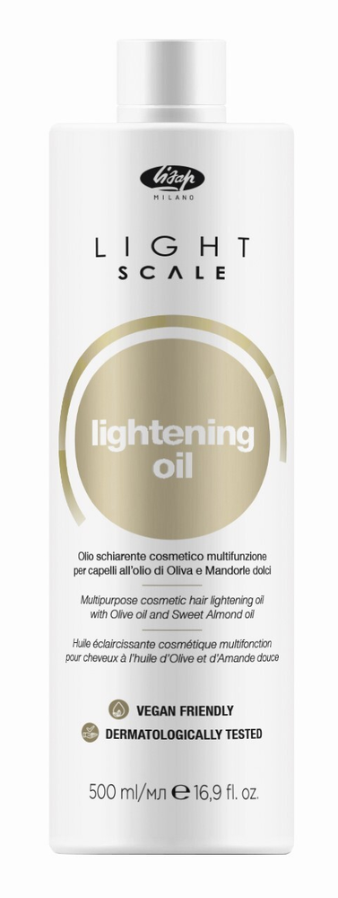 Многофункциональное безаммиачное осветляющее масло для волос - LIGHT SCALE LIGHTENING OIL 500 мл