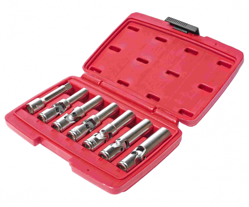 НАБОР СЪЕМНИКОВ JTC-4737 свечей накаливания для дизельных двигателей 3/8" 8-16мм, 7 предметов