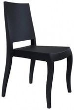 Стул пластиковый Papatya Class-X, черный матовый