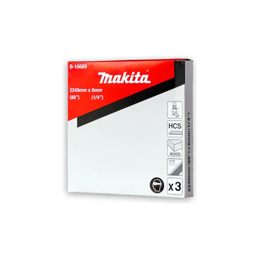 Полотно по дереву для ленточной пилы 6 мм Makita B-16689