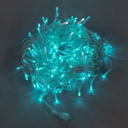 ULD-B12006-195-TTK ICEBLUE-WHITE IP44 Бахрома светодиодная с эффектом мерцания. 12м. Соединяемая. 195 светодиодов. Голубой и белый свет. Провод прозрачный. ТМ Uniel