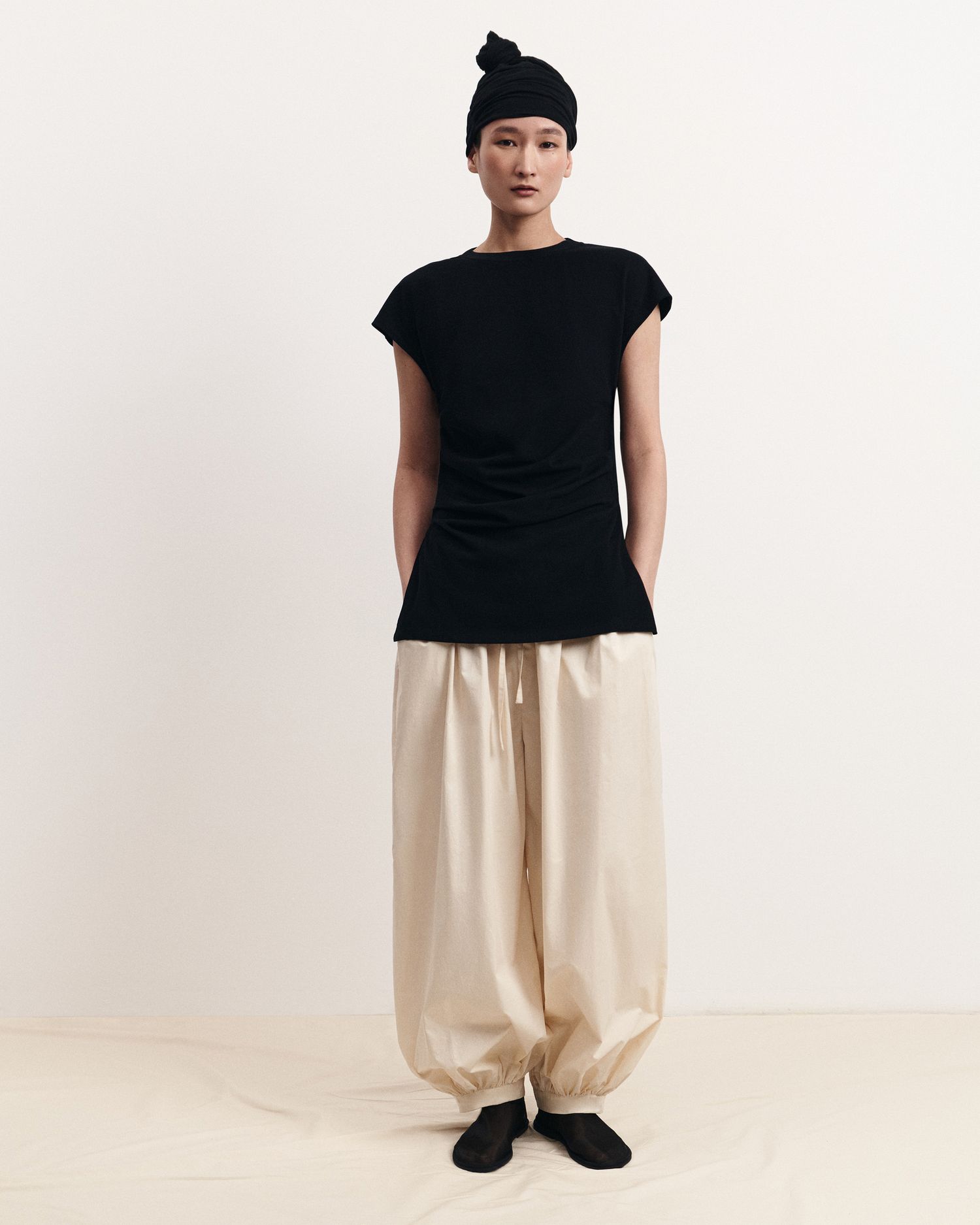 Топ с драпировками