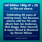 Tim Bowness / Butterfly Mind (LP+CD)