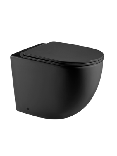 Унитаз напольный черный матовый WeltWasser WW MERZBACH 002 MT-BL  10000006179 белый матовый