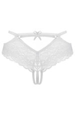 Эротические трусики Agnes из цветочного кружева (Размер: 46-48) (Цвет: белый)