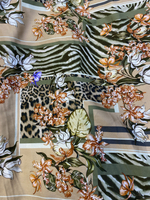 Ткань хлопок/шелк 100%-хлопок (Италия) ш-160см отрез 1,5 м