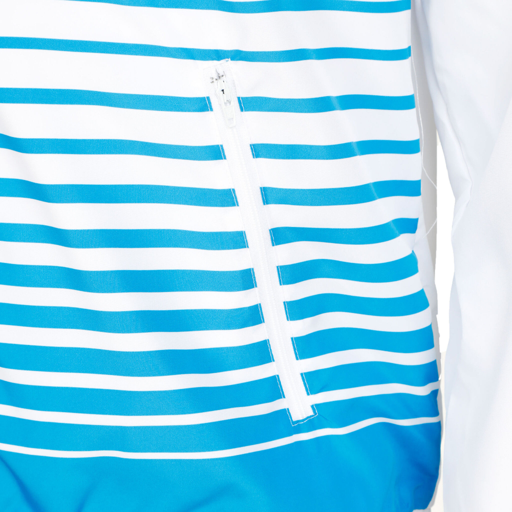 Мужские теннисные Костюмы Australian Tuta Smash Tracksuit Men - White, Blue