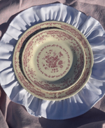 Тарелка мелкая Ø 26 см, цвет декора розовый