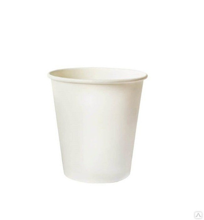 Стакан картонный 100мл белый d-62 (60/2520)